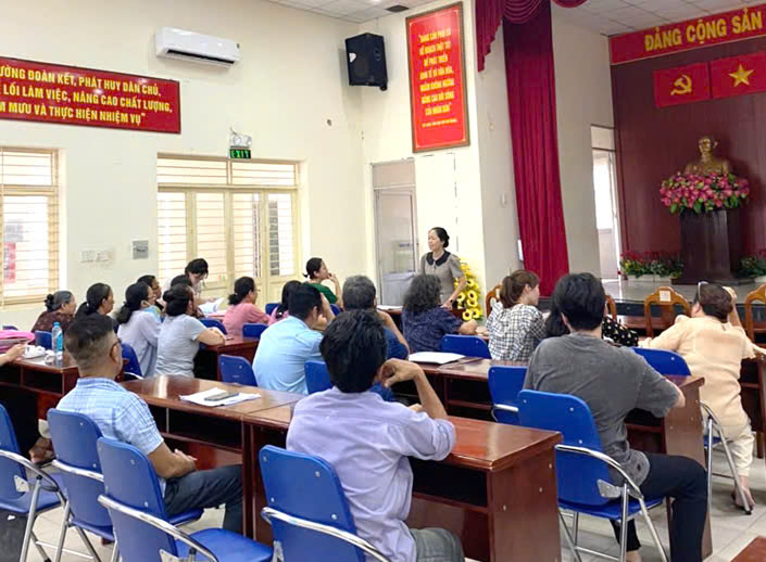 PHƯỜNG 5 TRIỂN KHAI CÔNG TÁC PHÒNG, CHỐNG BỆNH SỞI  CHO CỘNG TÁC VIÊN SỨC KHỎE CỘNG ĐỒNG