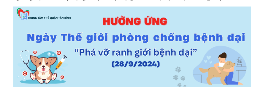 Ngày Thế giới phòng chống bệnh dại - World Rabies Day (28/9/2024)