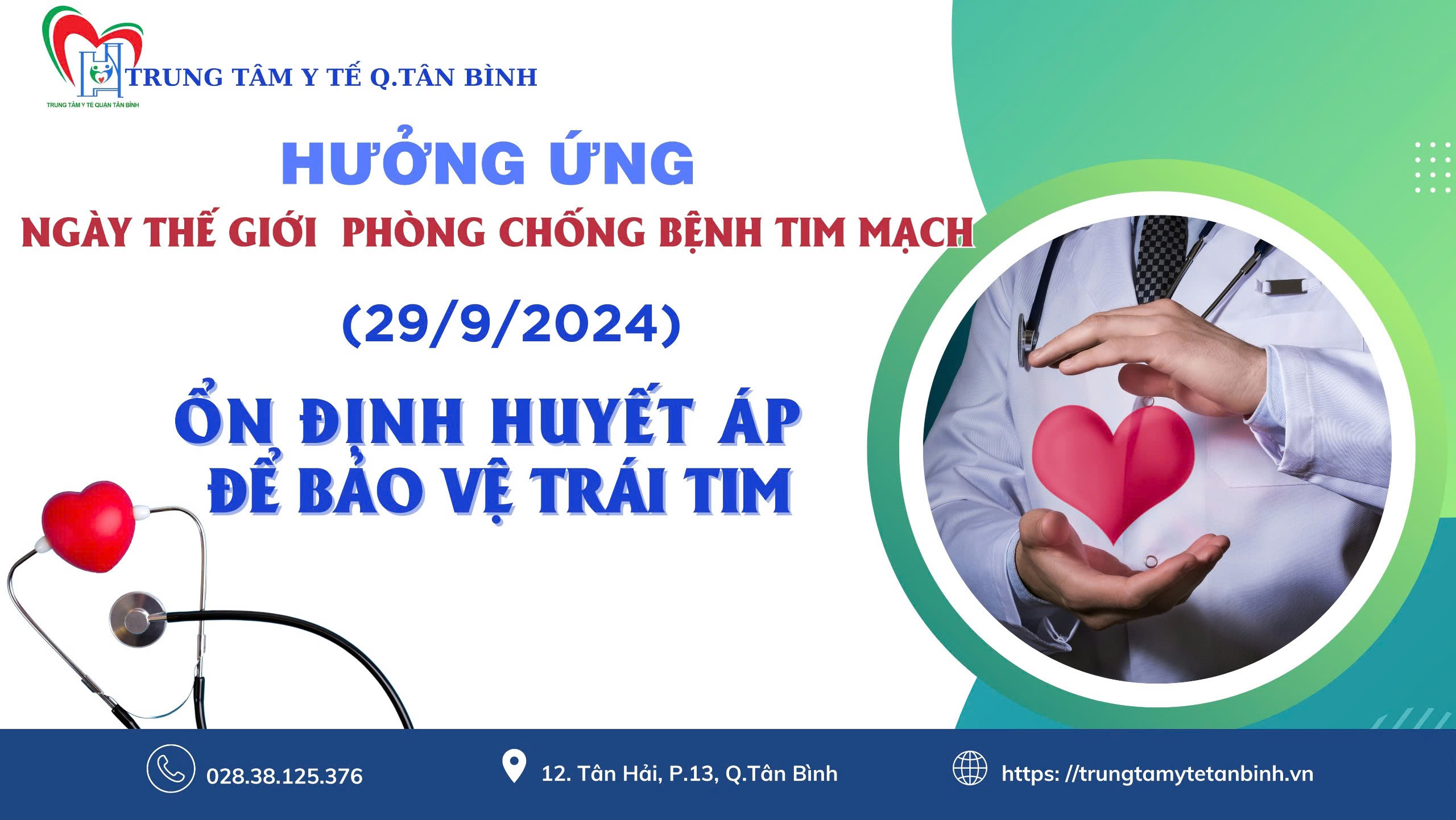 HƯỞNG ỨNG NGÀY TIM MẠCH THẾ GIỚI 29/9