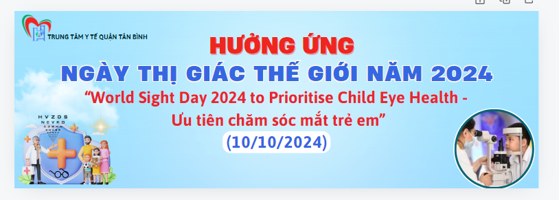 Hưởng ứng Ngày thị giác Thế giới năm 2024 (10/10/2024)