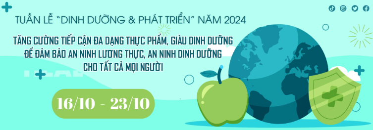 Hưởng ứng tuần lễ dinh dưỡng và phát triển năm 2024