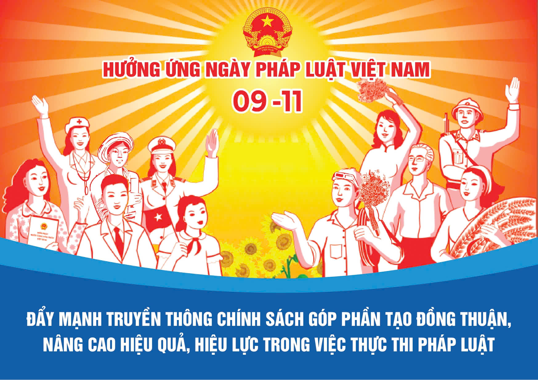 HƯỞNG ỨNG NGÀY PHÁP LUẬT VIỆT NAM 9/11