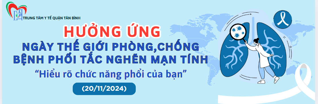 Ngày Thế giới phòng chống bệnh phổi tắc nghẽn mạn tính – World COPD Day (20/11/2024)