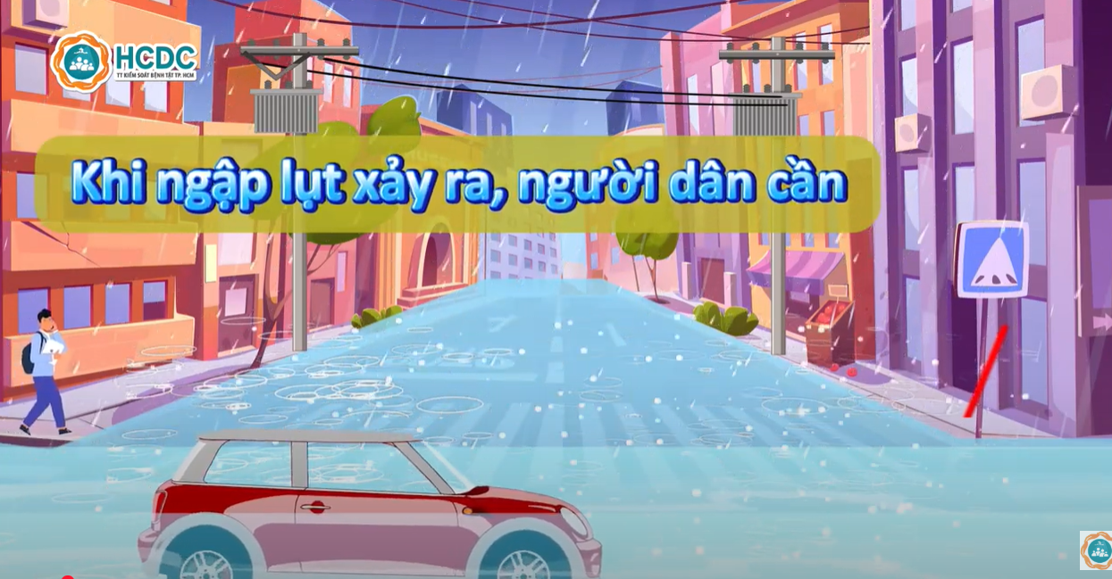 HCDC | Biện pháp bảo vệ sức khỏe mùa mưa lũ