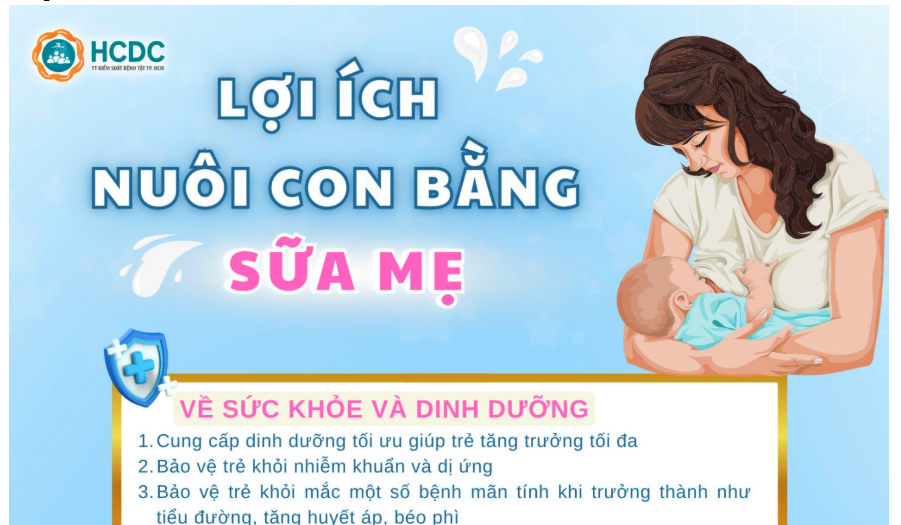 Nuôi con bằng sữa mẹ: Bé khỏe mẹ vui