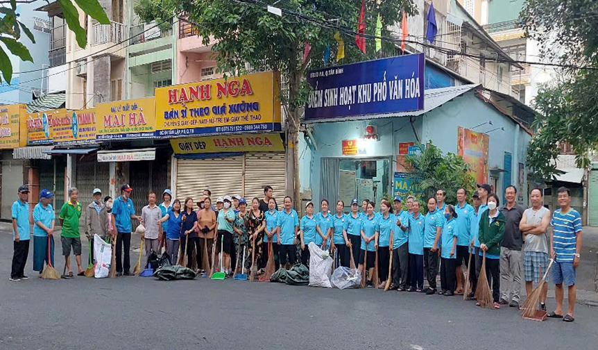 PHƯỜNG TÂN HOÀ HƯỞNG ỨNG  “THÁNG CAO ĐIỂM PHÒNG, CHỐNG DỊCH BỆNH” NĂM 2025