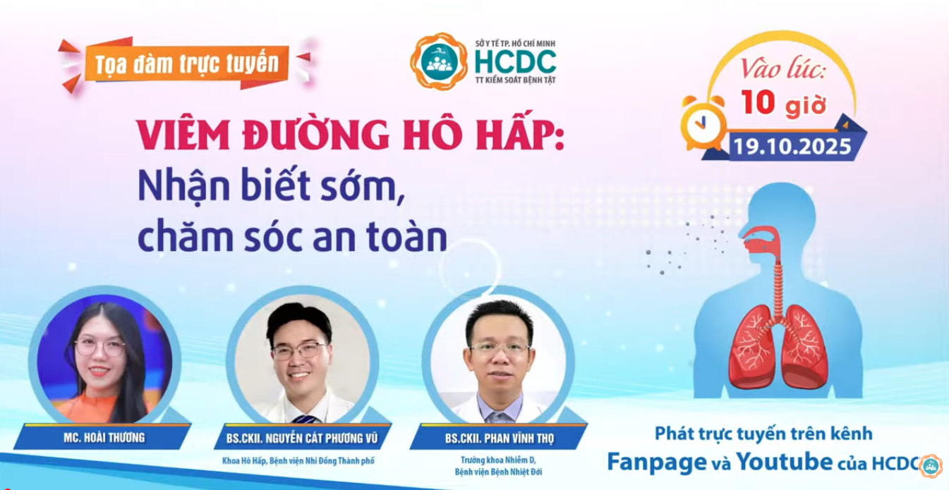 Viêm đường hô hấp: Nhận biết sớm, chăm sóc an toàn