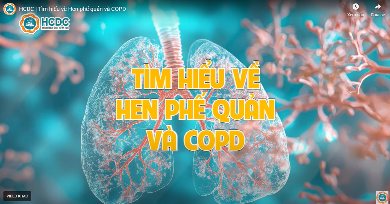 HCDC | Tìm hiểu về Hen phế quản và COPD