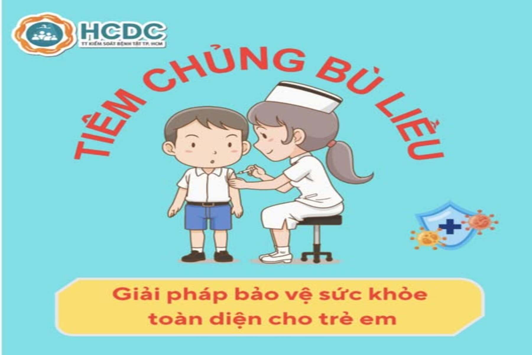 Tiêm chủng bù liều - Giải pháp bảo vệ sức khỏe toàn diện cho trẻ em
