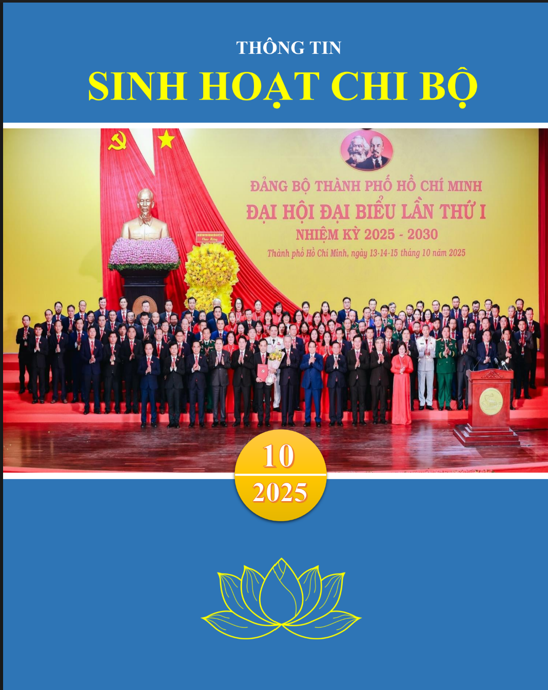 THÔNG TIN SINH HOẠT CHI BỘ THÁNG 10/2025