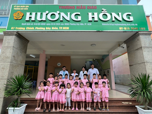 TRẠM Y TẾ PHƯỜNG BẢY HIỀN TỔ CHỨC TRUYỀN THÔNG  PHÒNG, CHỐNG DỊCH BỆNH TẠI CÁC TRƯỜNG MẦM NON NĂM 2025