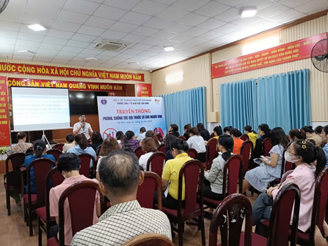 TRẠM Y TẾ PHƯỜNG BẢY HIỀN TỔ CHỨC  TRUYỀN THÔNG PHÒNG CHỐNG TÁC HẠI THUỐC LÁ NĂM 2025