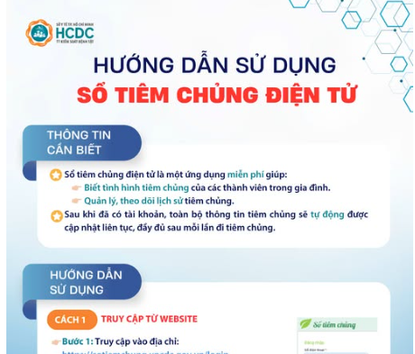 Hướng dẫn sử dụng sổ tiêm chủng điện tử