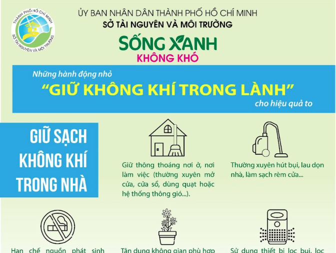 Những hành động nhỏ "Giữ không khí trong lành" cho hiệu quả to