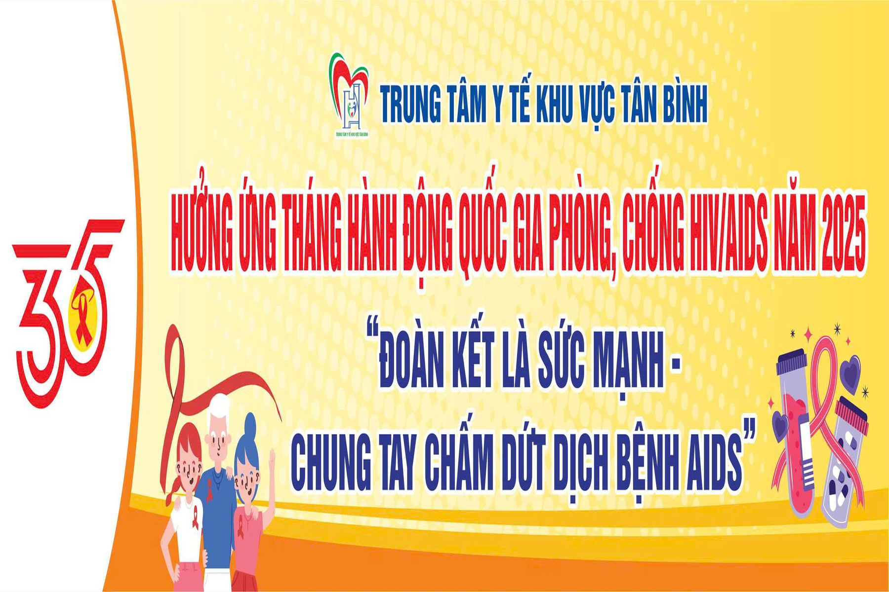 Hưởng ứng Tháng hành động quốc gia phòng, chống HIV/AIDS năm 2025 và Ngày Thế giới phòng, chống AIDS 01/12