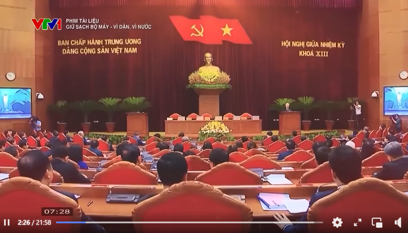 GIỮ SẠCH BỘ MÁY - VÌ DÂN, VÌ NƯỚC