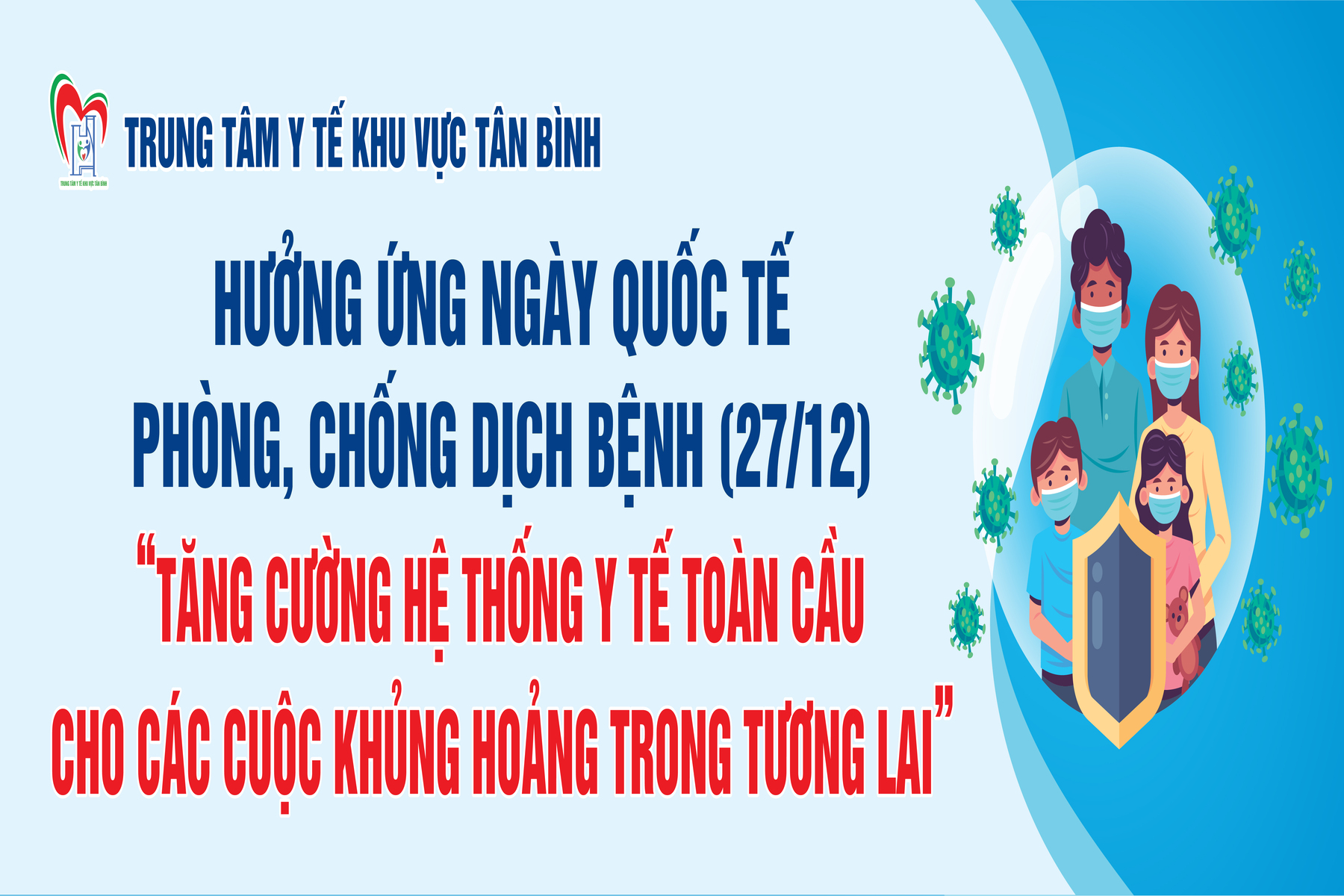 Hưởng ứng Ngày Quốc tế phòng chống dịch bệnh (27/12/2025)