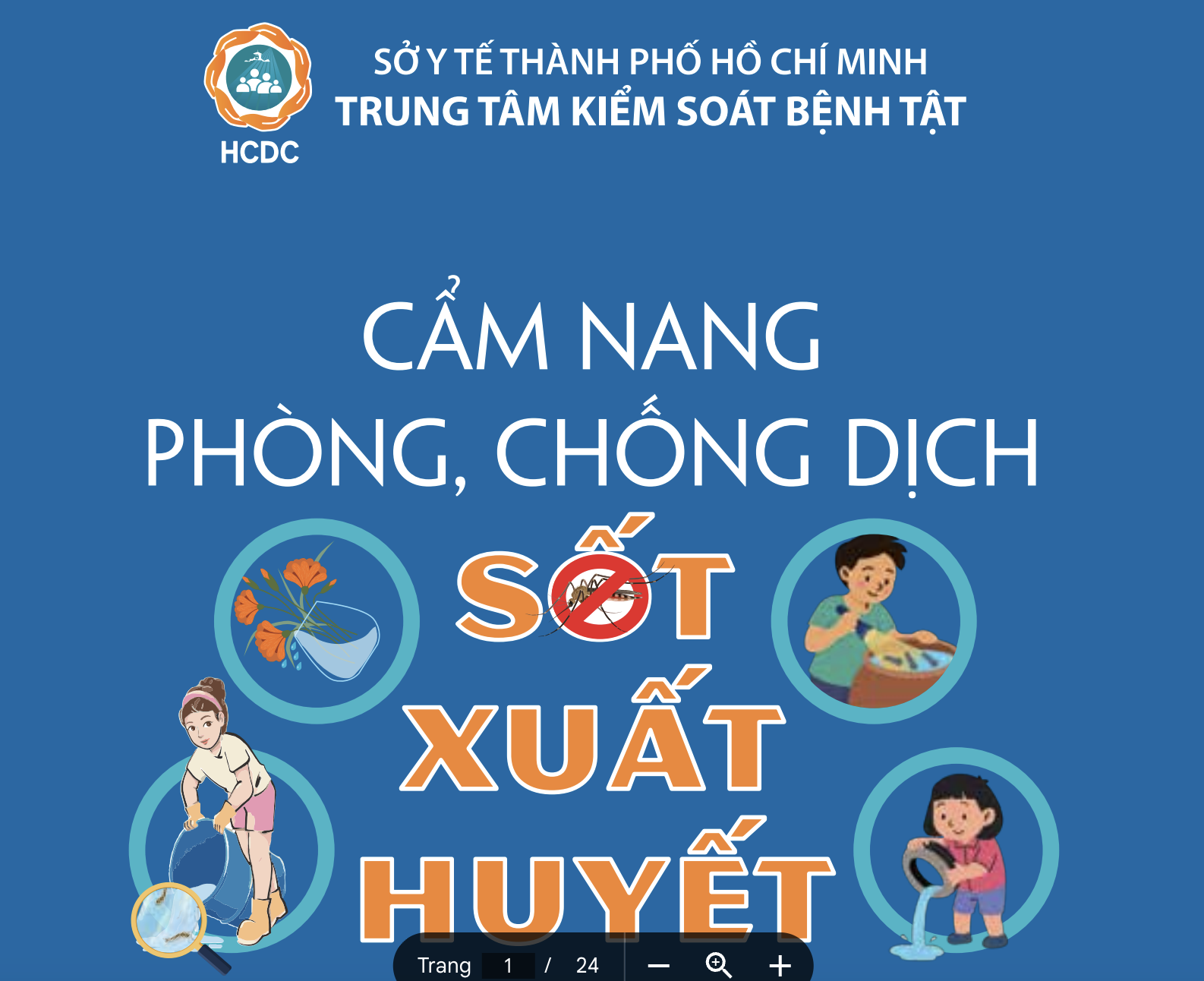 Cẩm nang phòng, chống dịch sốt xuất huyết