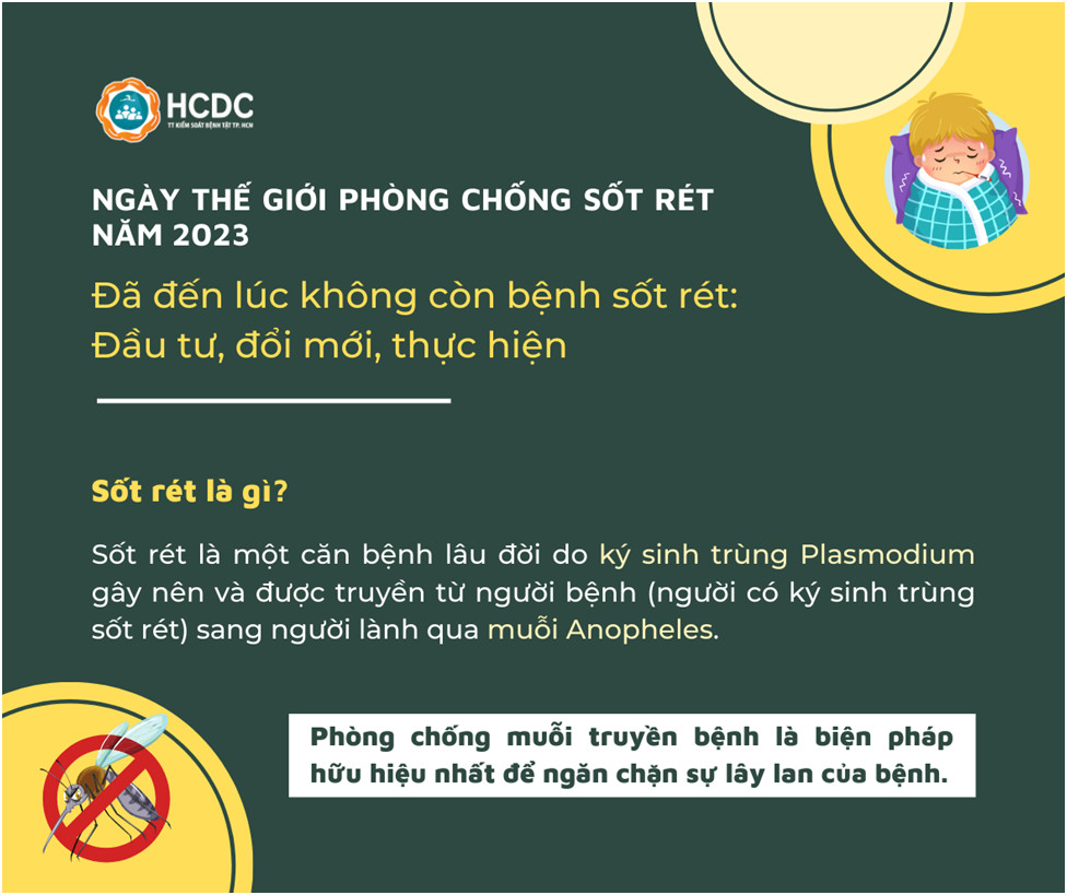 Ngày Thế giới phòng chống sốt rét năm 2023: Đã đến lúc không còn bệnh sốt rét: Đầu tư, đổi mới, thực hiện