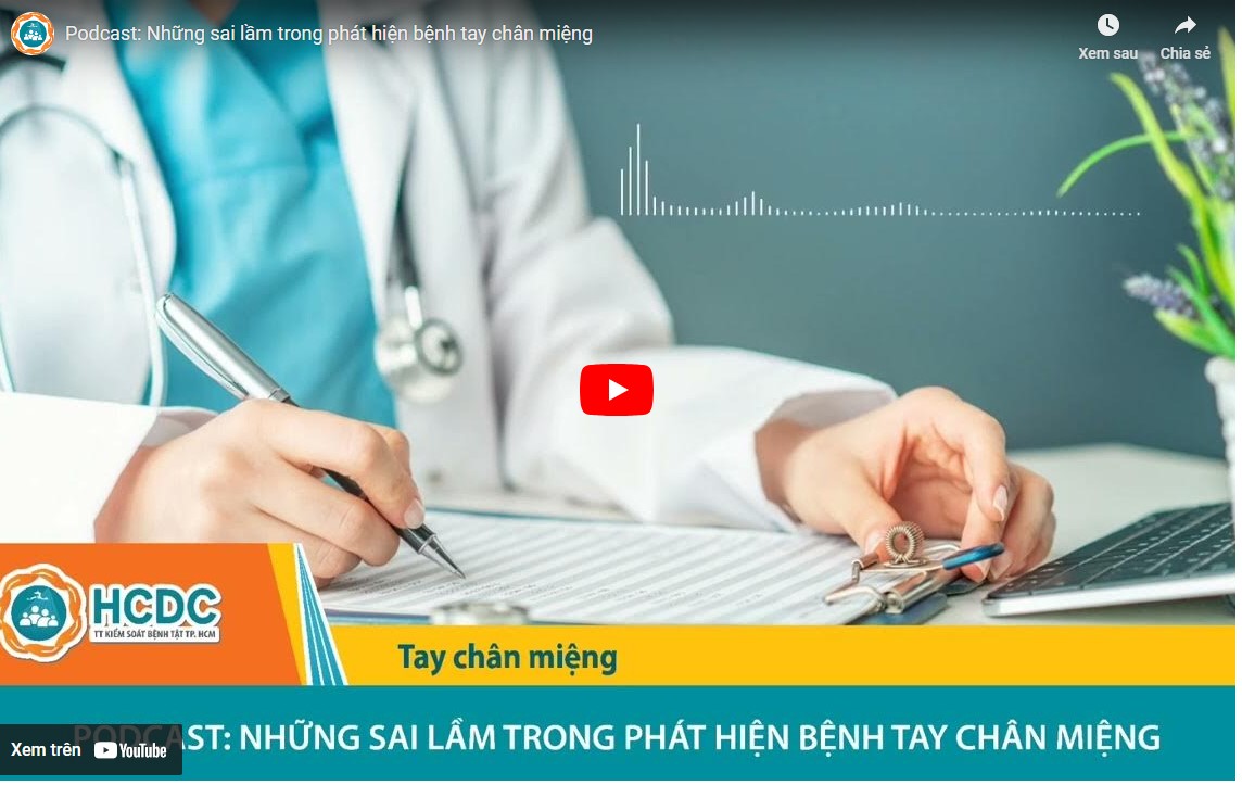 Những sai lầm trong phát hiện bệnh Tay chân miệng