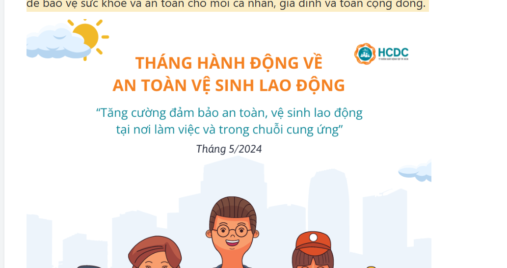 An toàn Vệ sinh lao động: Nền tảng cho một Thành phố Hồ Chí Minh phát triển bền vững