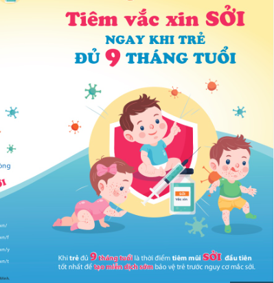 Thành phố Hồ Chí Minh: Ghi nhận 02 trường hợp mắc bệnh sởi trên trẻ chưa được tiêm vắc xin