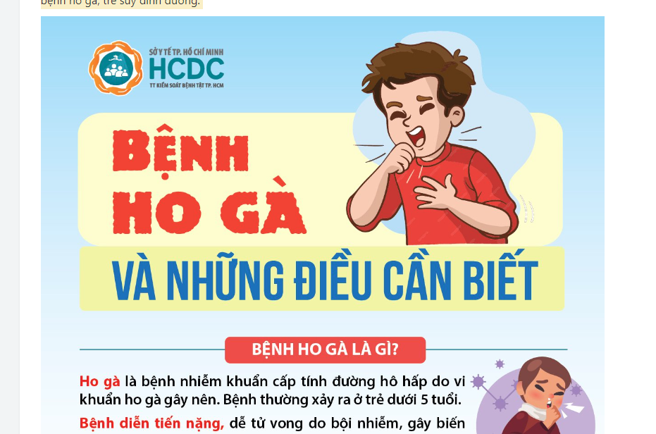 Bệnh ho gà và những điều cần biết