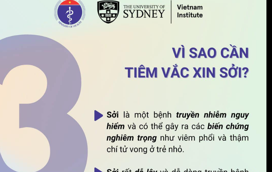 LÝ DO CẦN BẢO VỆ TRẺ TRƯỚC BỆNH SỞI